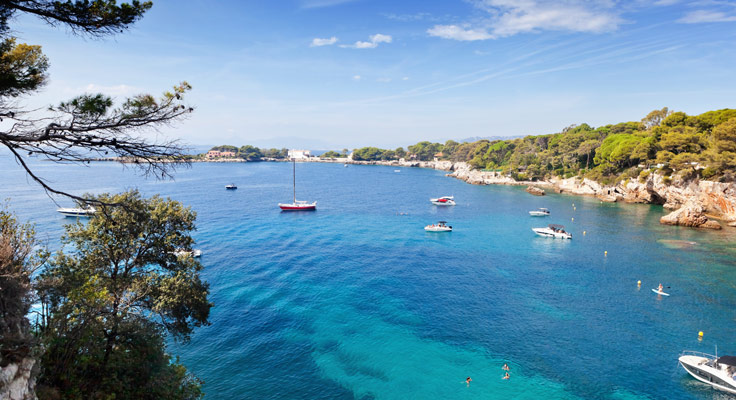 Sentier du littoral au cap d'Antibes
